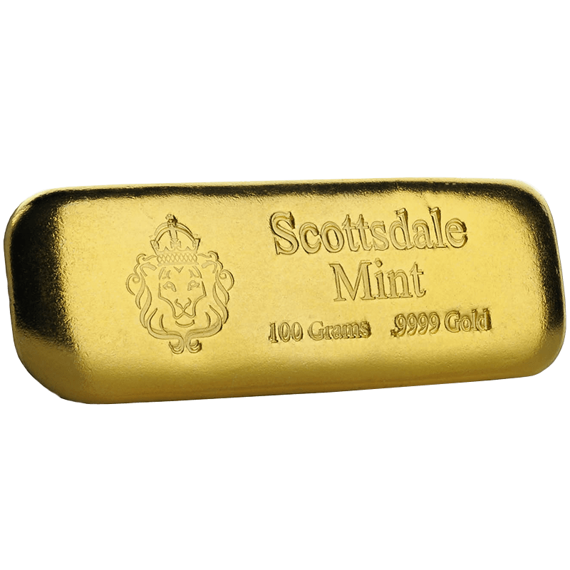 Image pour Lingot d’or de 100 grammes – Scottsdale à partir de Métaux précieux TD